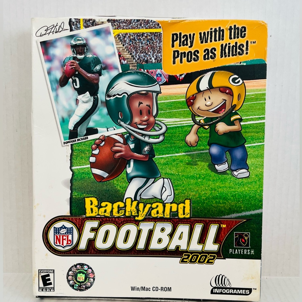 NFL Backyard Football 2002 Win/Mac CD ROM Computer Game